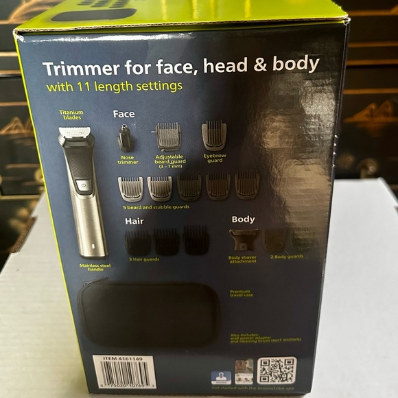 Philips Norelco Multigroom Titanium blades All-in-one 18 in 1 Trimmer New Sealed - Picture 7 of 10